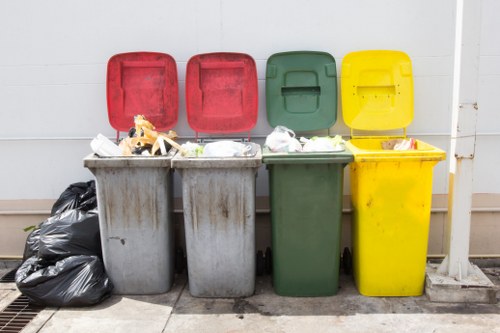 Plumstead commercial waste vehicles outside a shop